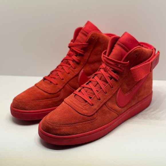Size 11 - Nike Vandal High Supreme LTR Red 2018 - Picture 1 of 7